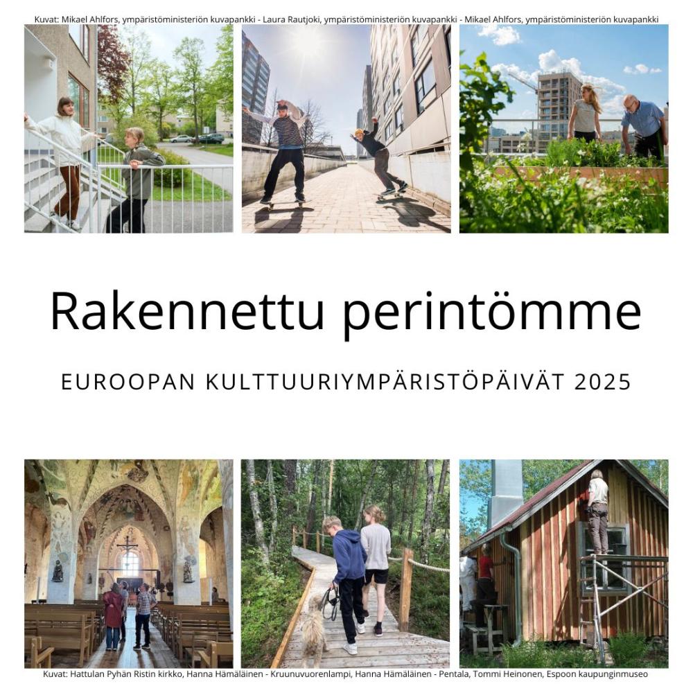 Ikkuna menneeseen, ovi tulevaan – Rakennettu perintömme 2025 teemavuoden avauswebinaari