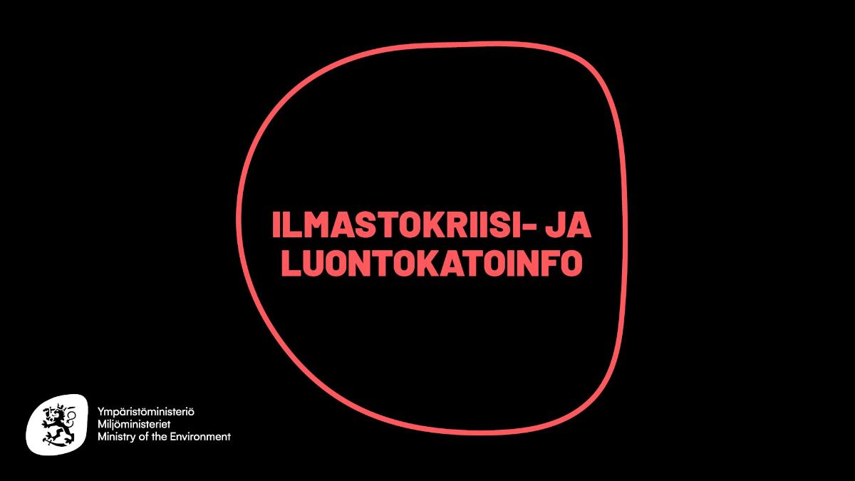 Ilmastokriisi- ja luontokatoinfo