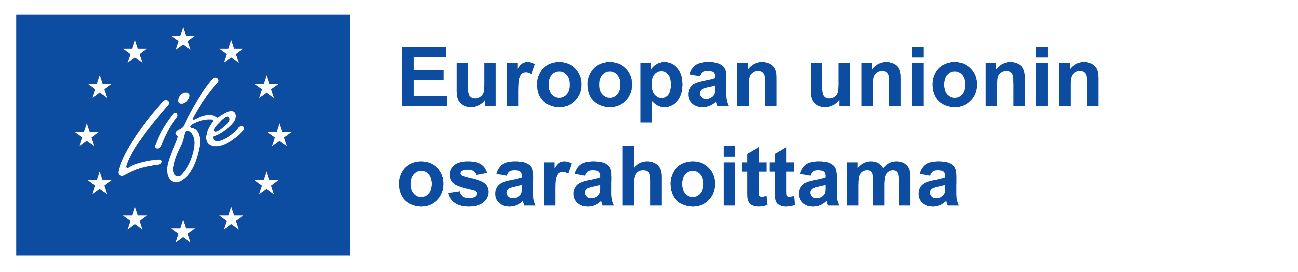 Life-hankkeen logo, Euroopan Unionin osarahoittama