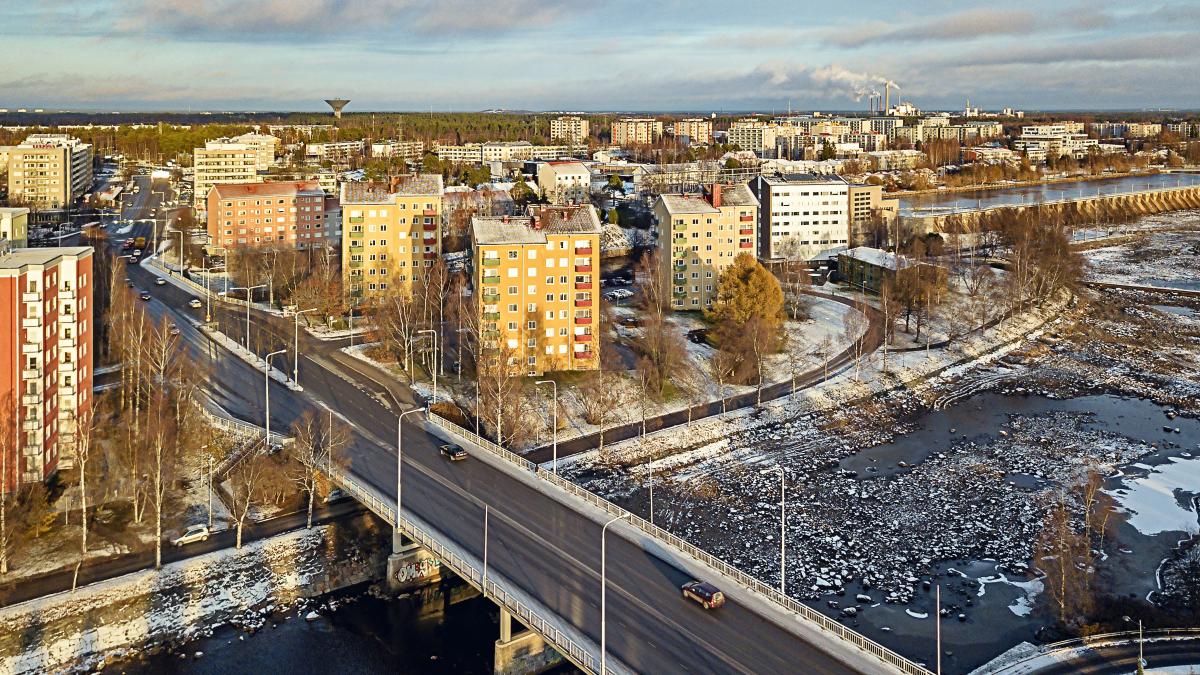 Kuvituskuva: maisema Oulusta.