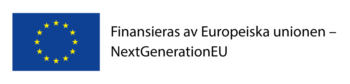 Logo: Finansieras av Europeiska unionen - NextGenerationEU
