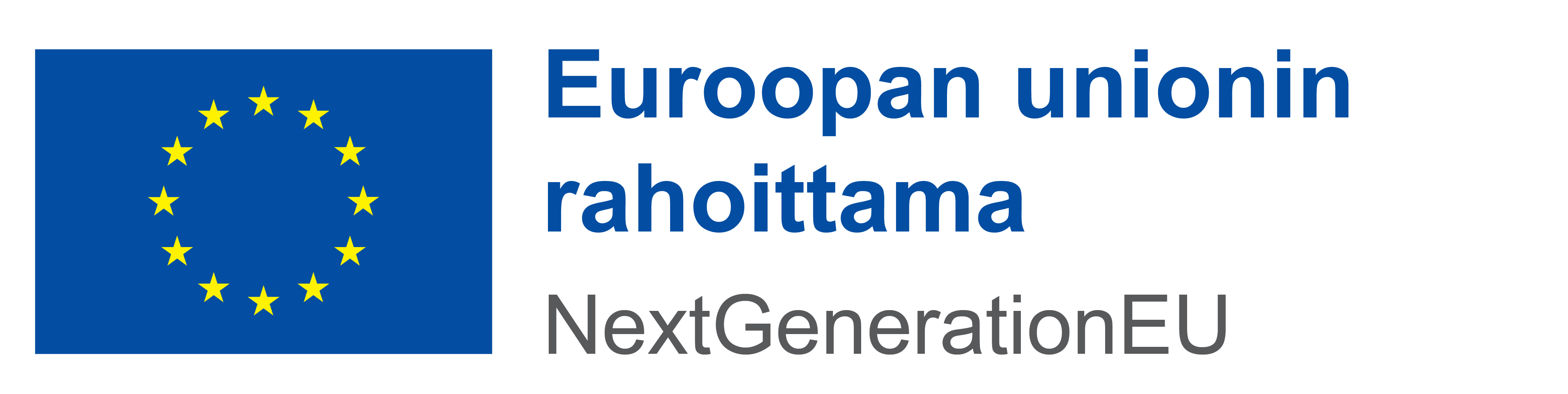 Euroopan unionin rahoittama - NextGeneration EU -logo